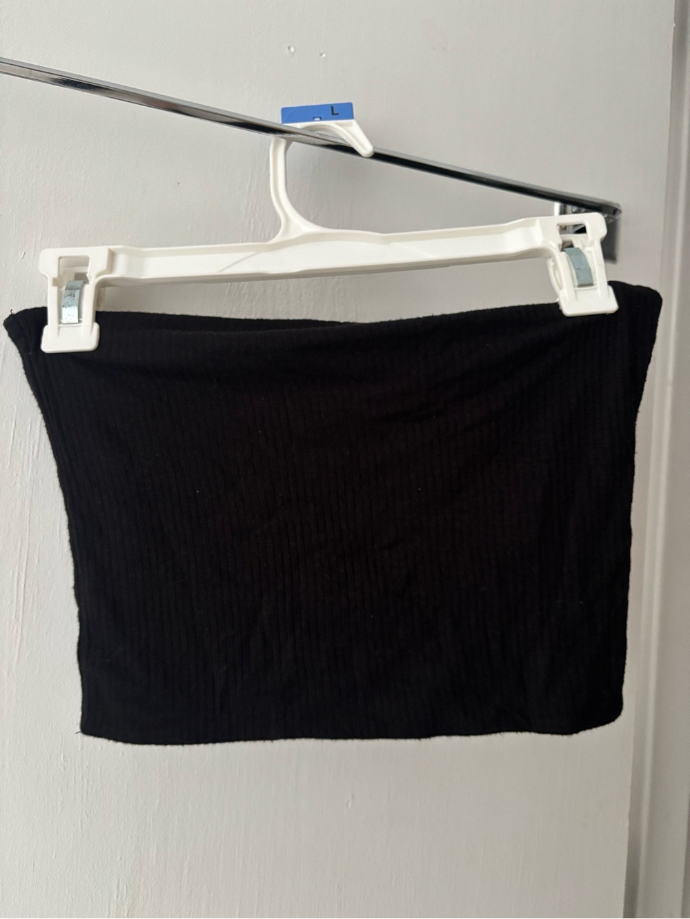 Joseph Black Ribbed Mini Tube Skirt